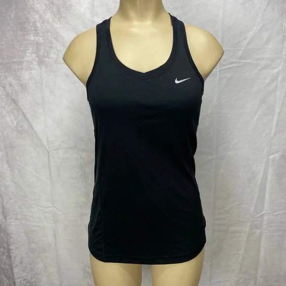 Lot of 5 Nike Womens XS Running Training Tank Tops Dri-Fit Racerback Elastika - Picture 2 of 14
